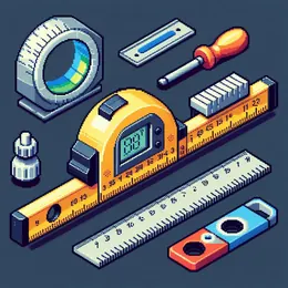 a set of tools and measuring instruments