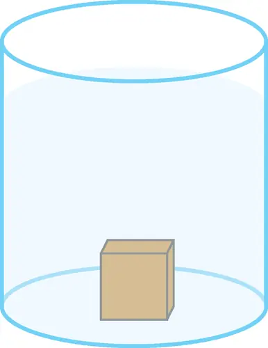 Esercizi sulla calorimetria metal cube in a water-filled cylinder